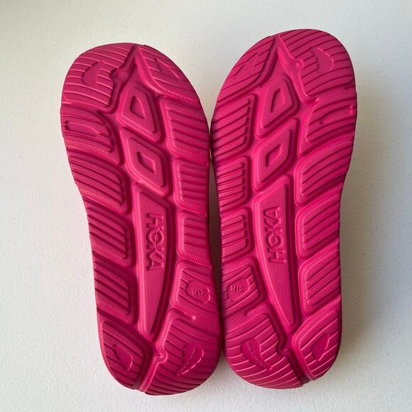Hoka Ora Recovery Slide 3 Sandals Chunky Comfort Unisex Pink Yarrow W14/M12 NEW main image 7